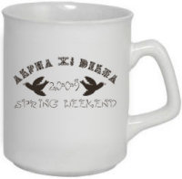 Ceramic Mugs: 10oz White Titan Coffee Mugs